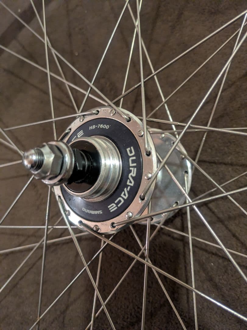 ARAYA GOLD 完組ホイール DURA-ACE ピスト 前後 NJS刻印有