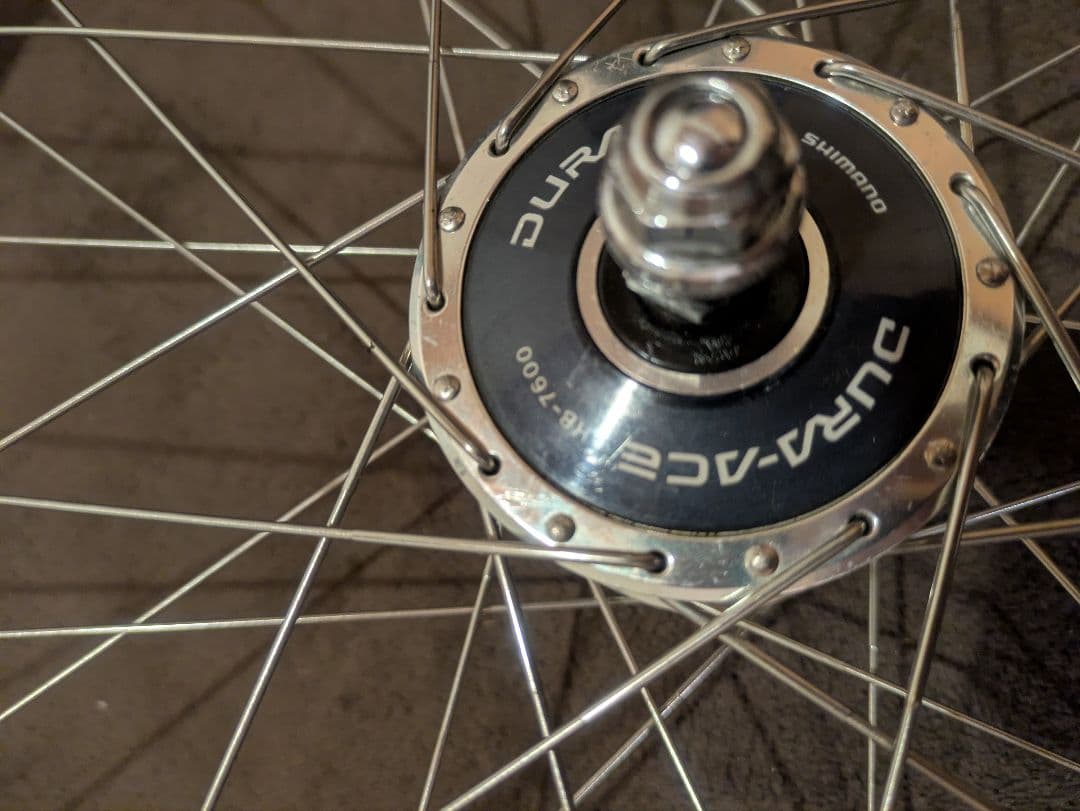 ARAYA GOLD 完組ホイール DURA-ACE ピスト 前後 NJS刻印有