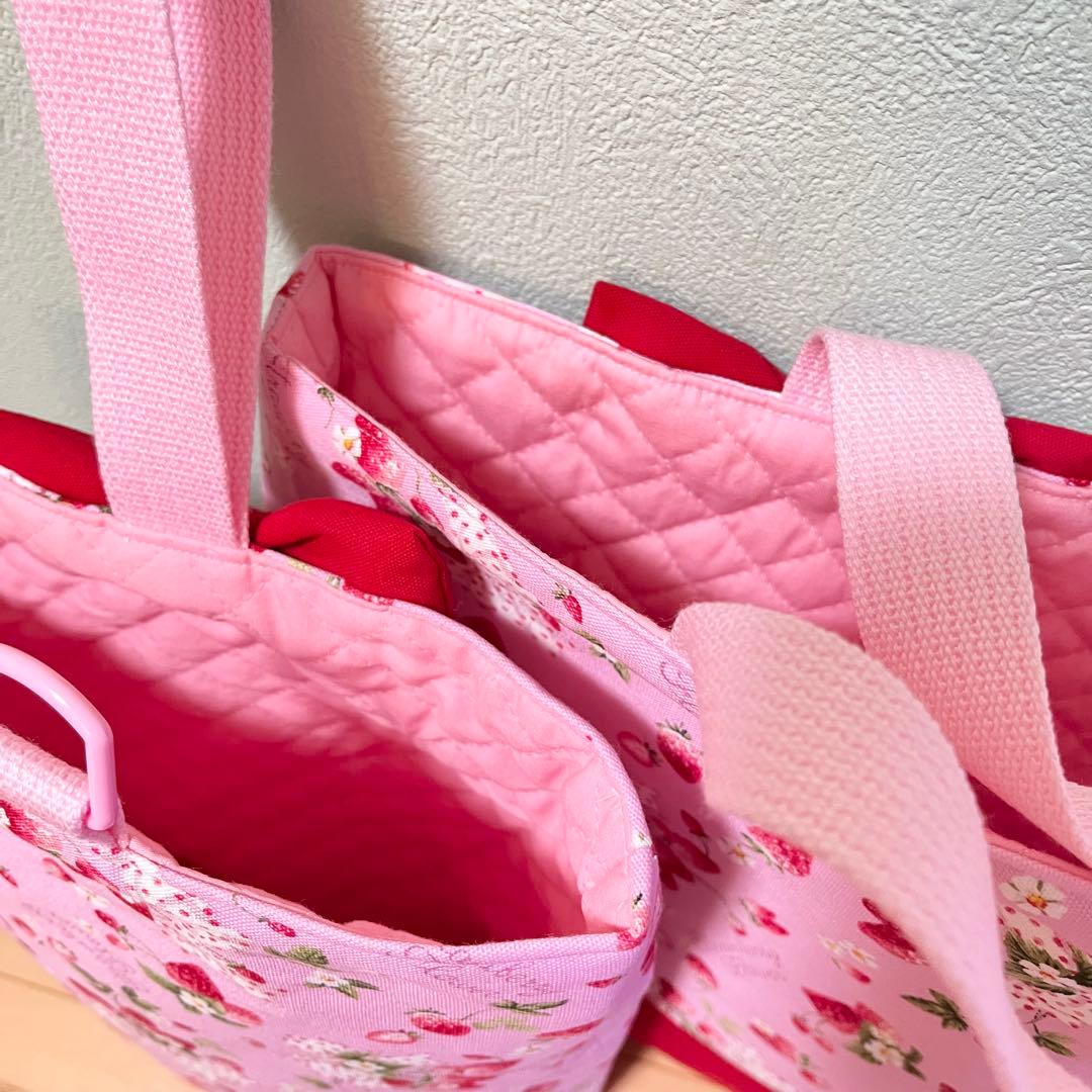 【入園入学前700円お値下げ⭐︎】 入園入学グッズ7点セット◆苺レッド