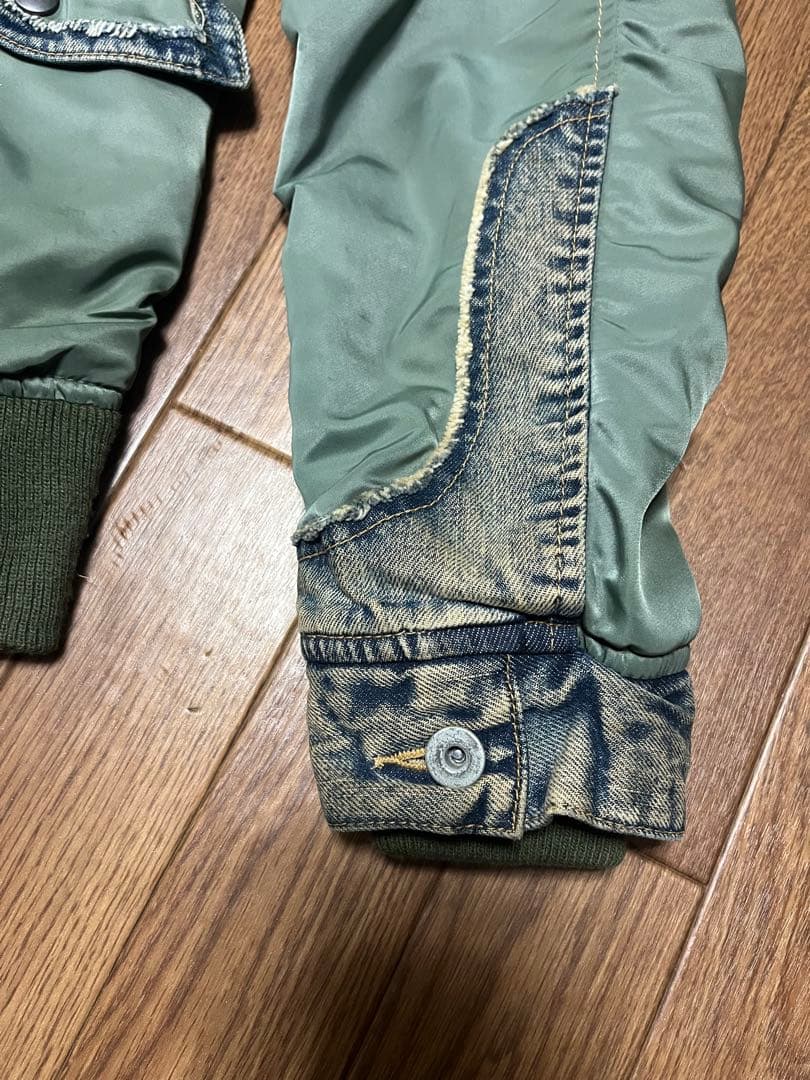 AVIREX MA-1 デニム ジャケット