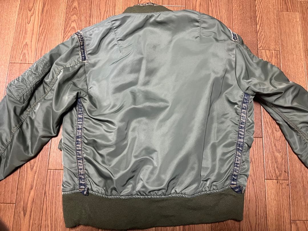 AVIREX MA-1 デニム ジャケット