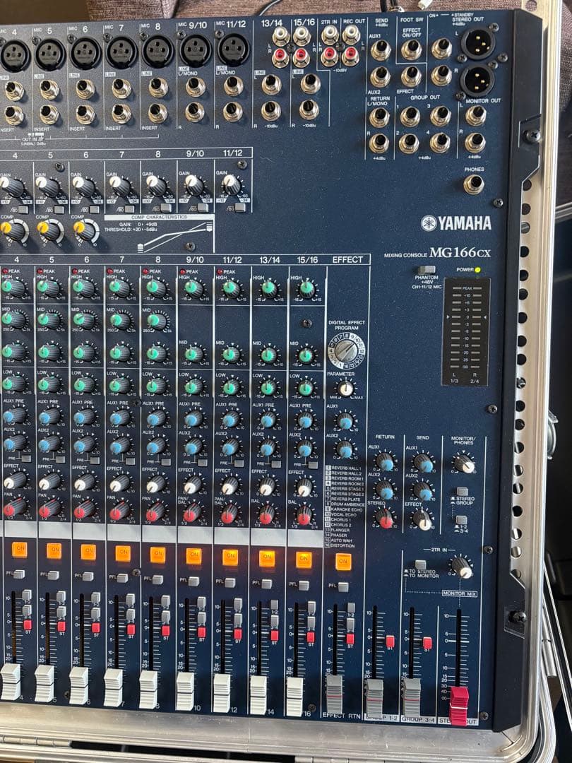 YAMAHA MG166CX 16chミキサー SKBケース付き