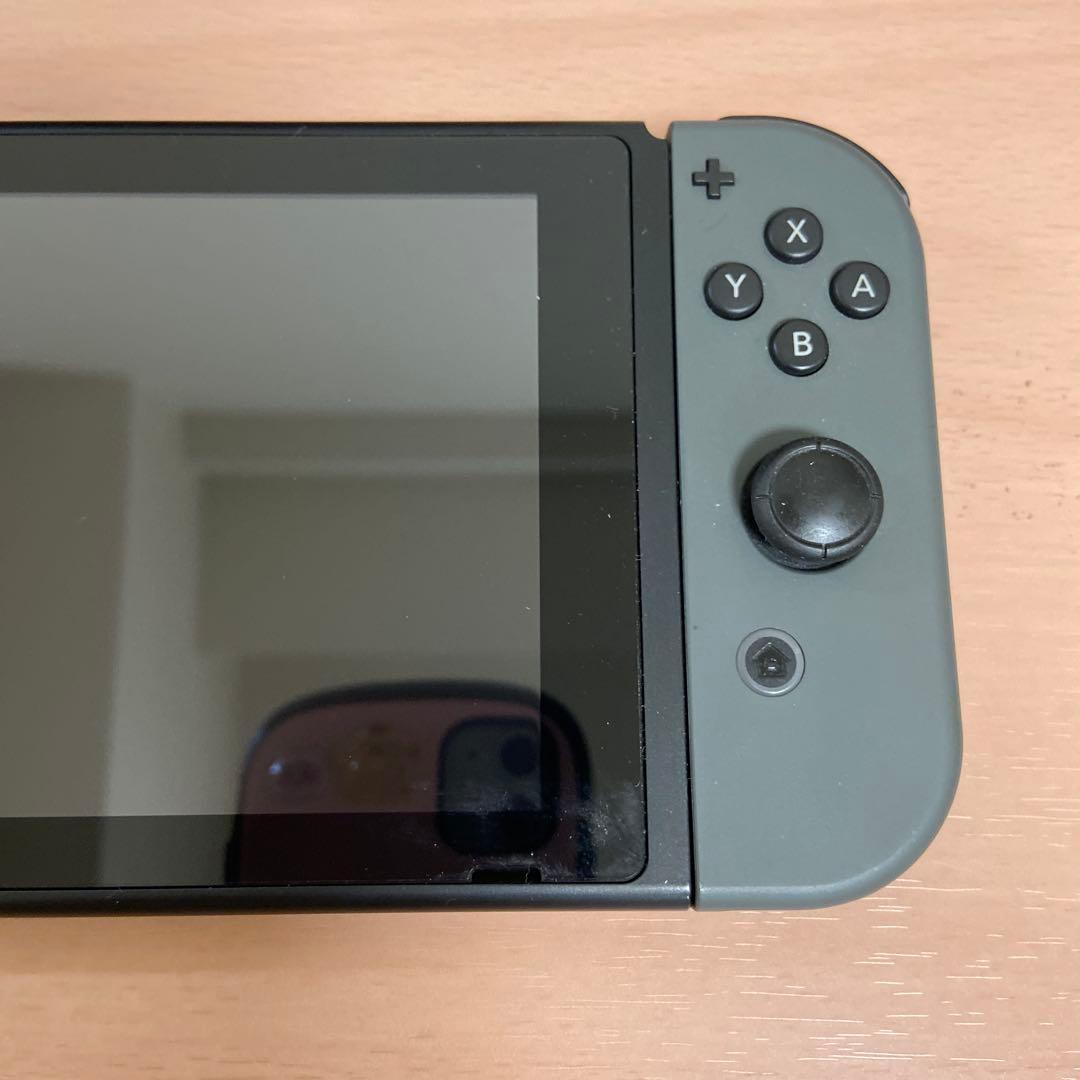 Nintendo Switch 本体 グレー バッテリー強化 メモリーカード付