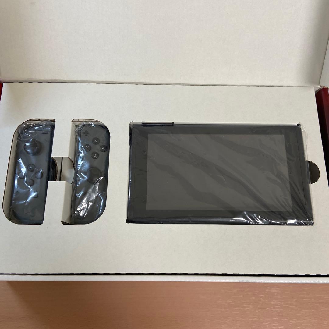 Nintendo Switch 本体 グレー バッテリー強化 メモリーカード付