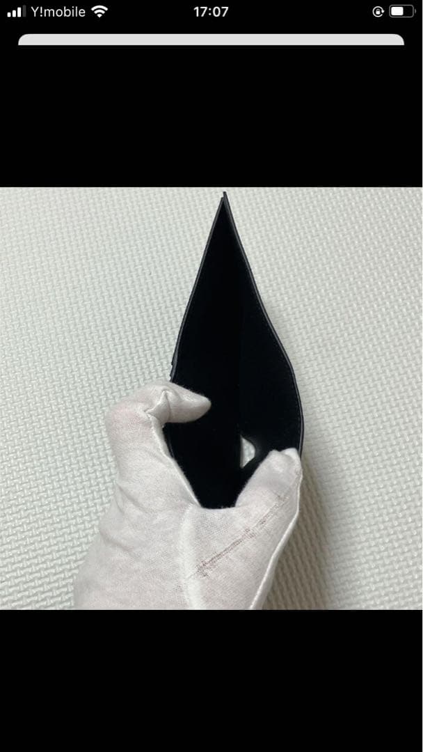 未使用　BONAVENTURA ボナベンチュラ　レザー二つ折り財布　ブラック　黒