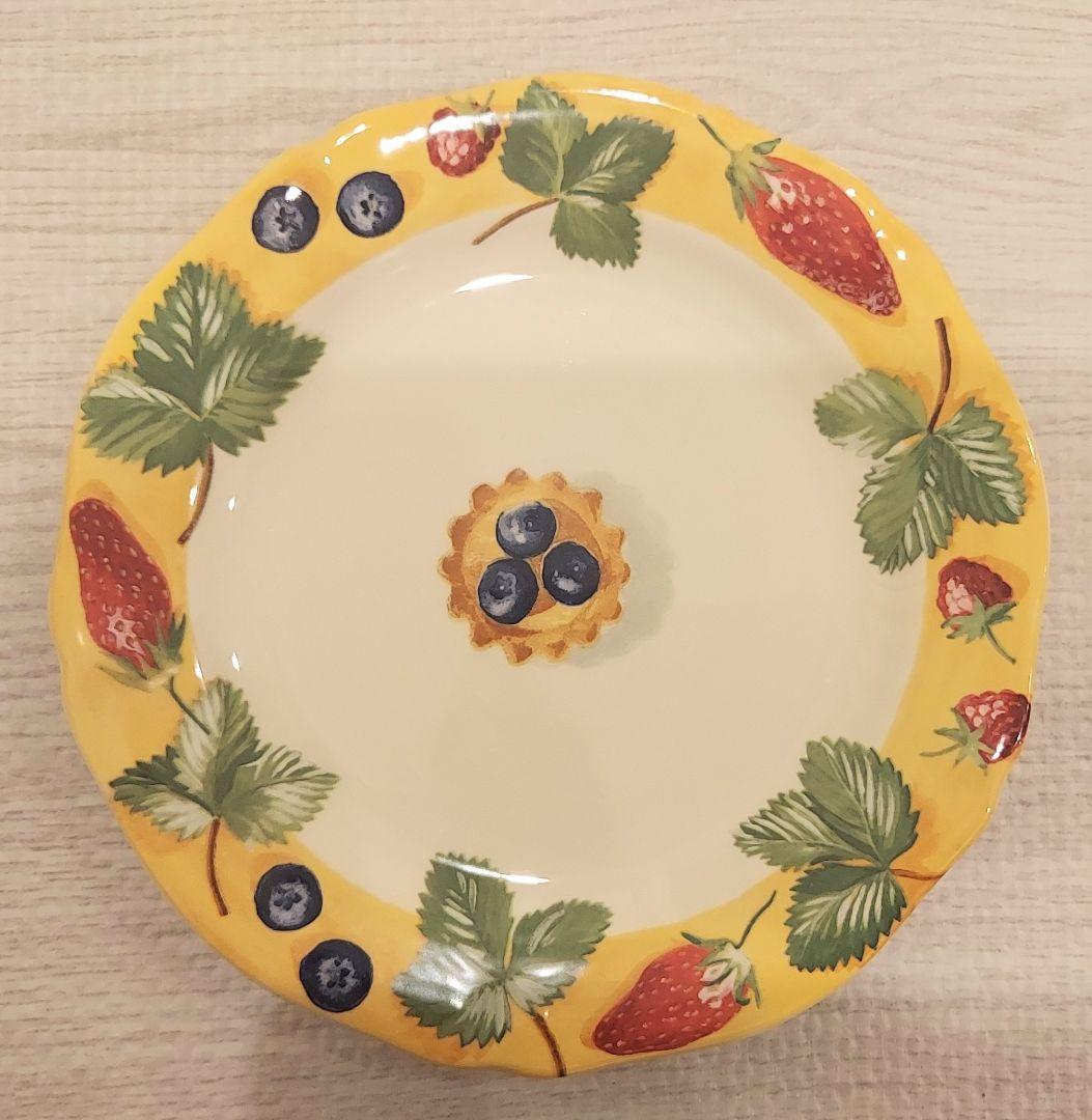 GIEN ジアン フルーツタルトプレート 6枚セット アンティーク