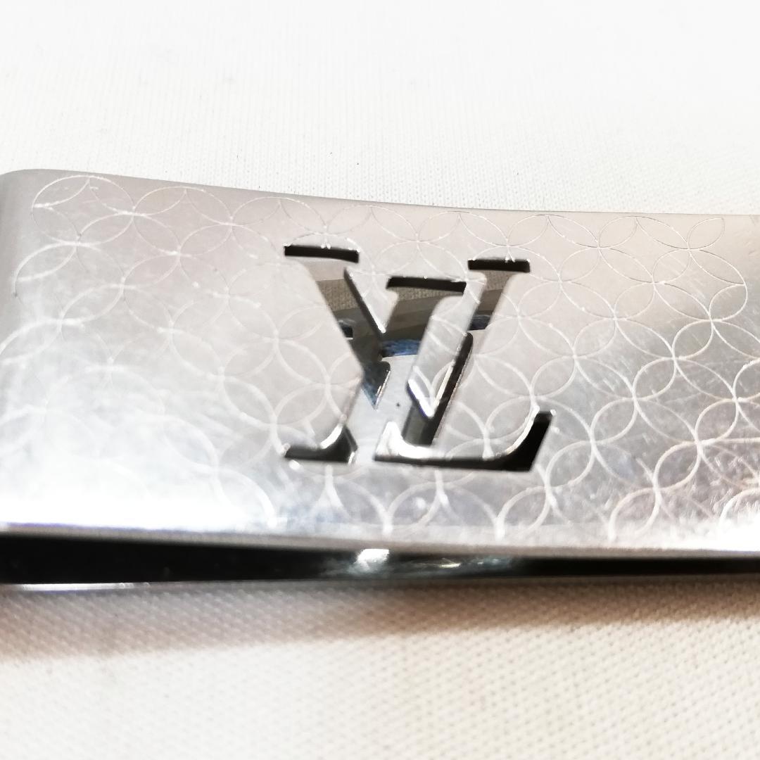 【良品】ルイヴィトン(モノグラム・フラワー)ビルクリップ シャンゼリゼ クリップ