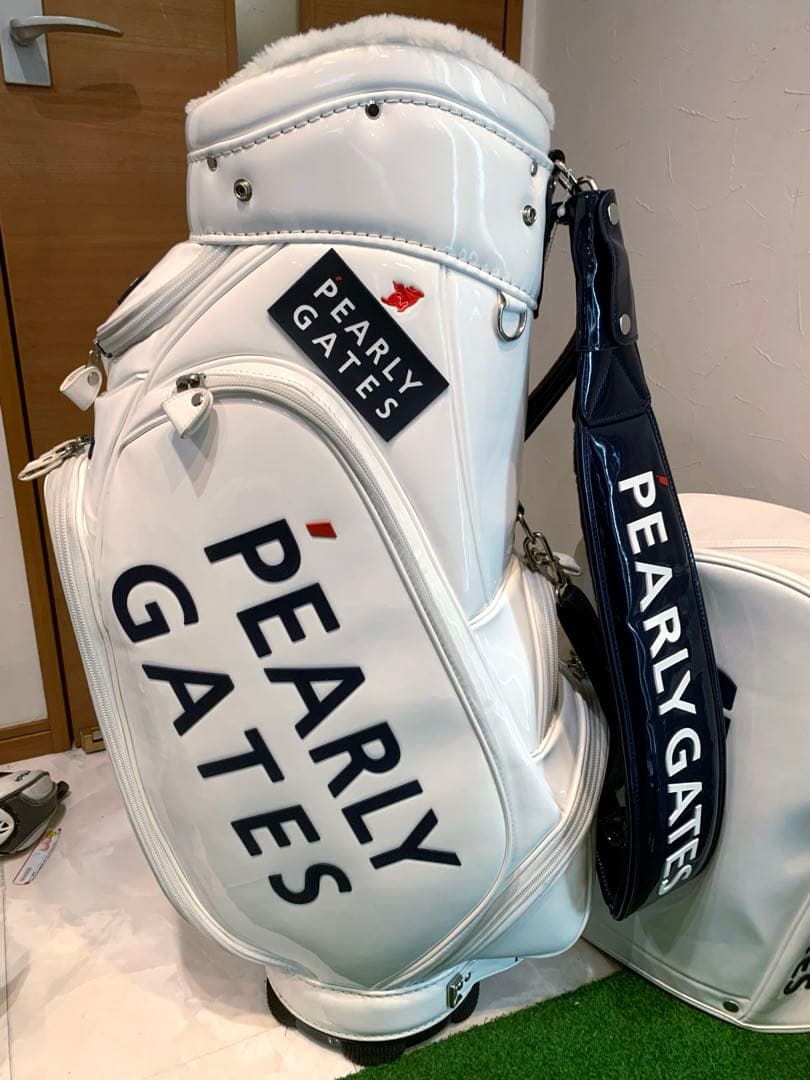 希少　完売　パーリーゲイツ　エナメル　キャディバッグ　メンズ　レディース