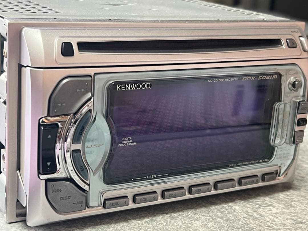 KENWOOD DPX-5021M スペアナ ロンサムカーボーイ 旧車