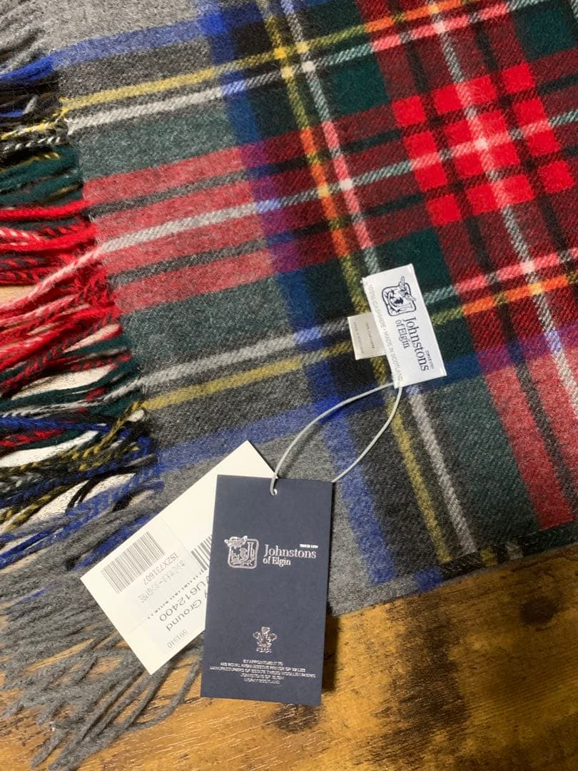 コ*ア様 ジョンストンズストール大判　カシミア　グレースチュワート