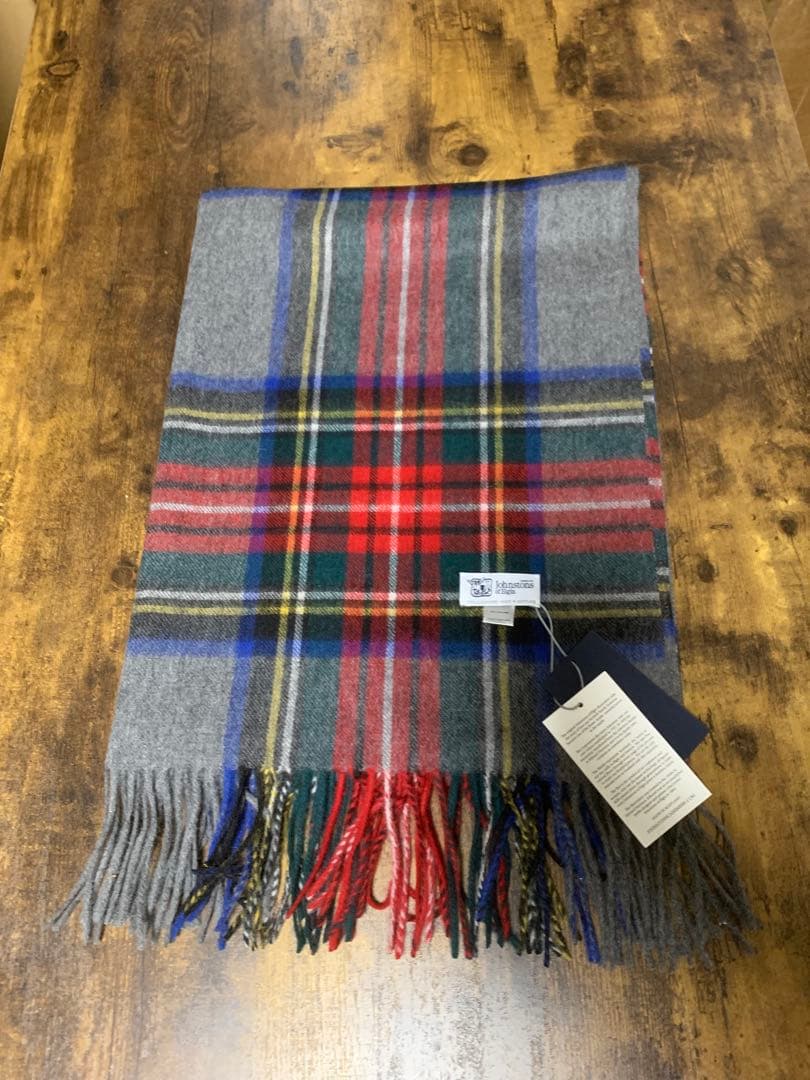 コ*ア様 ジョンストンズストール大判　カシミア　グレースチュワート