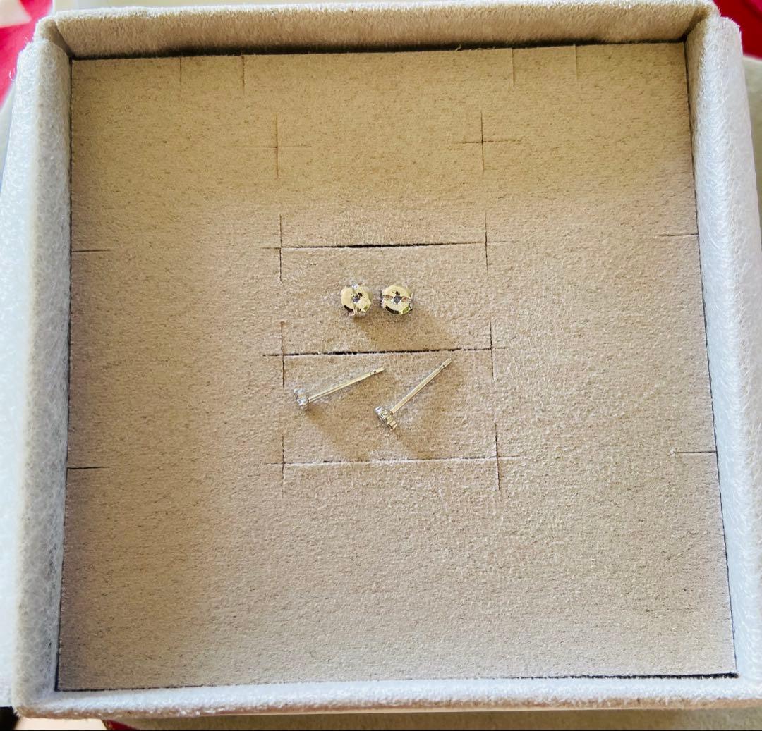 週末限定価格！美品 ete エテ ダイヤモンド プラチナ ハート ピアス