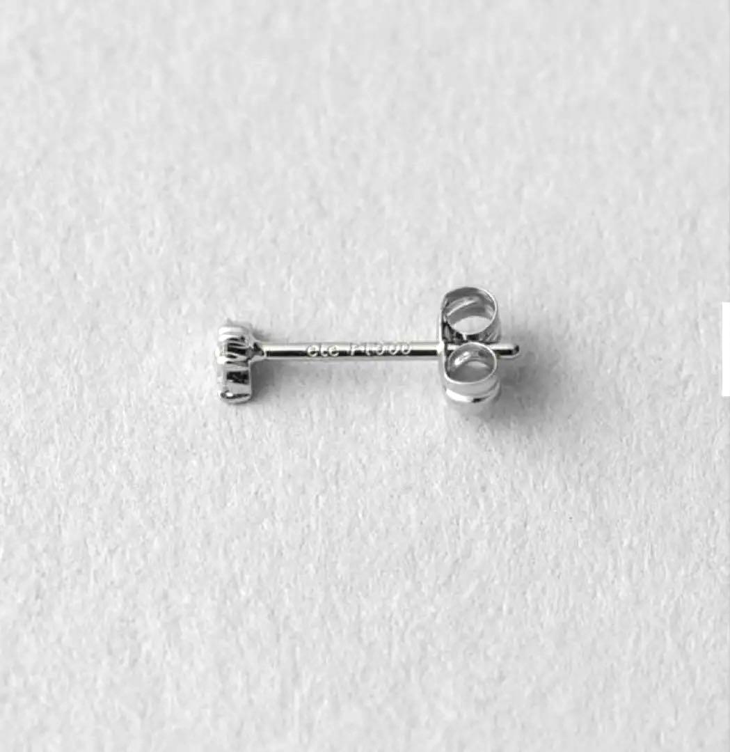 週末限定価格！美品 ete エテ ダイヤモンド プラチナ ハート ピアス