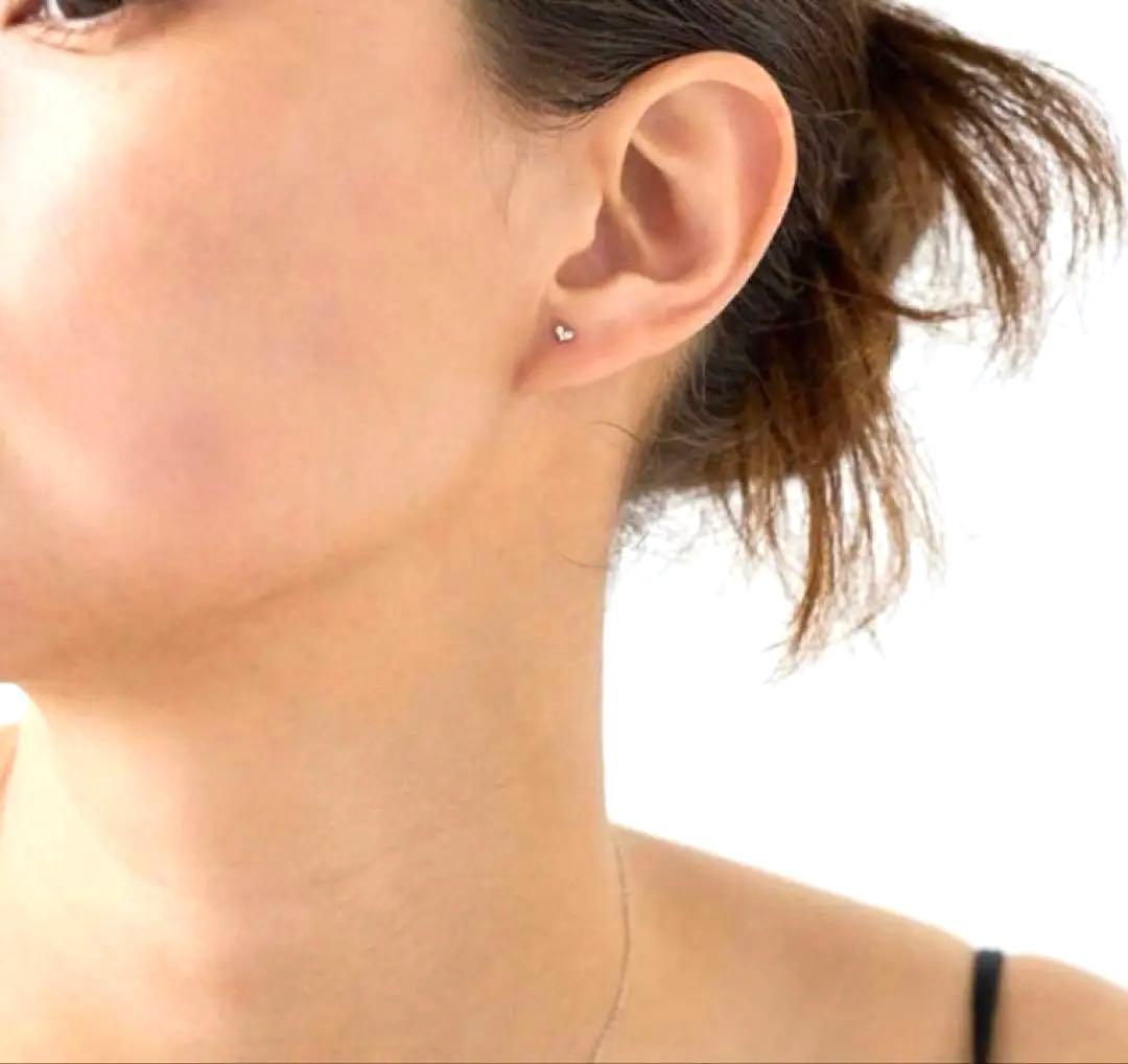 週末限定価格！美品 ete エテ ダイヤモンド プラチナ ハート ピアス