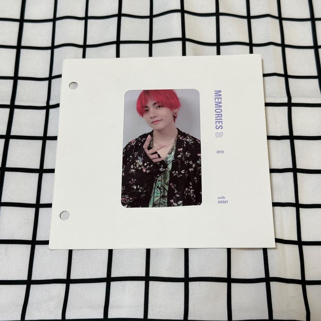 bts 2018 memories v テテ テヒョン トレカ Blu-ray