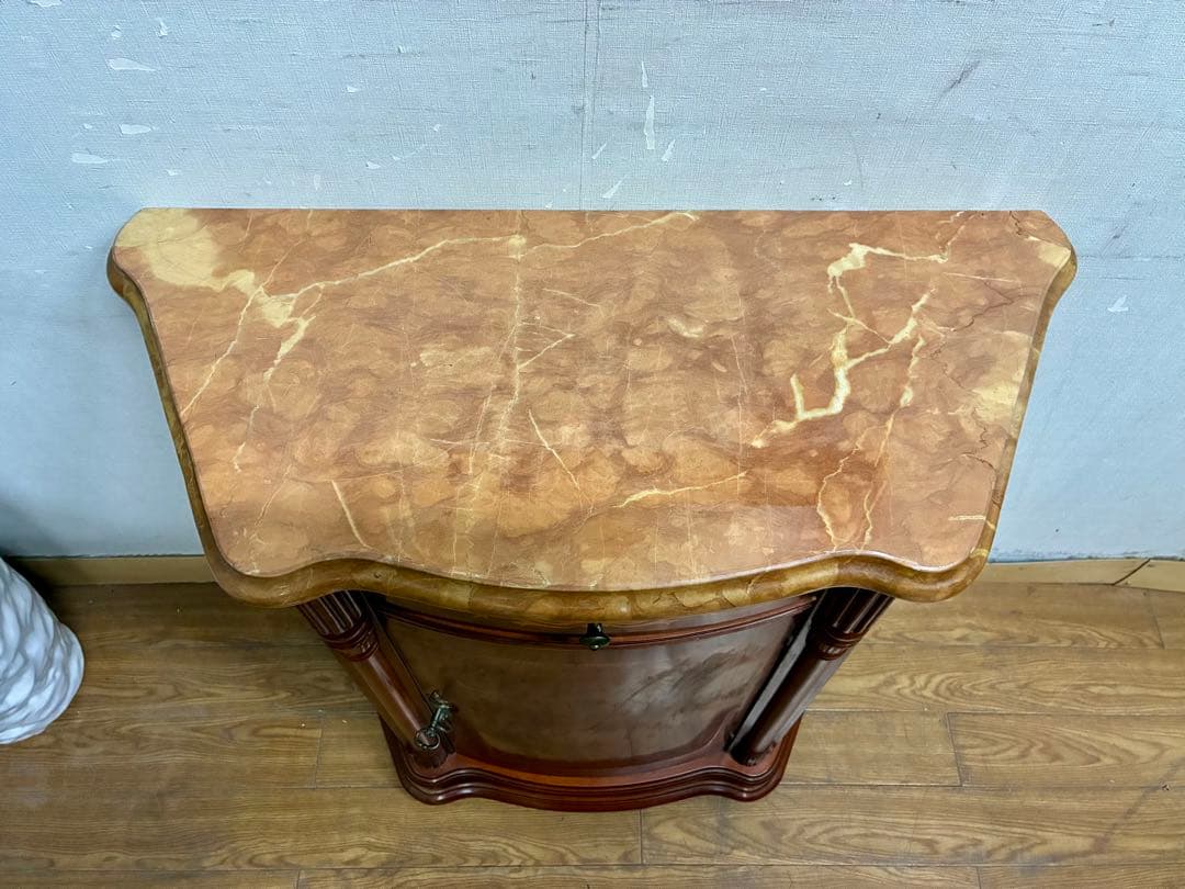 りっちゃん☆管379☆イタリア製☆象嵌細工☆サイドボード☆天板大理石