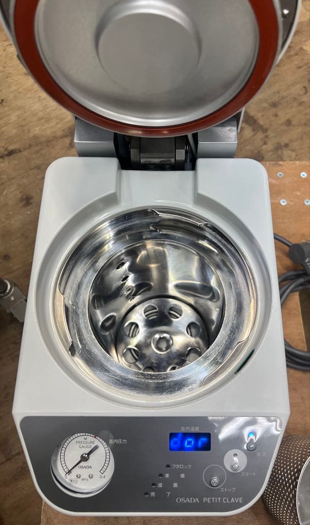 オサダプチクレーブ11 DA-11 歯科用小型包装品用高圧蒸気滅菌器