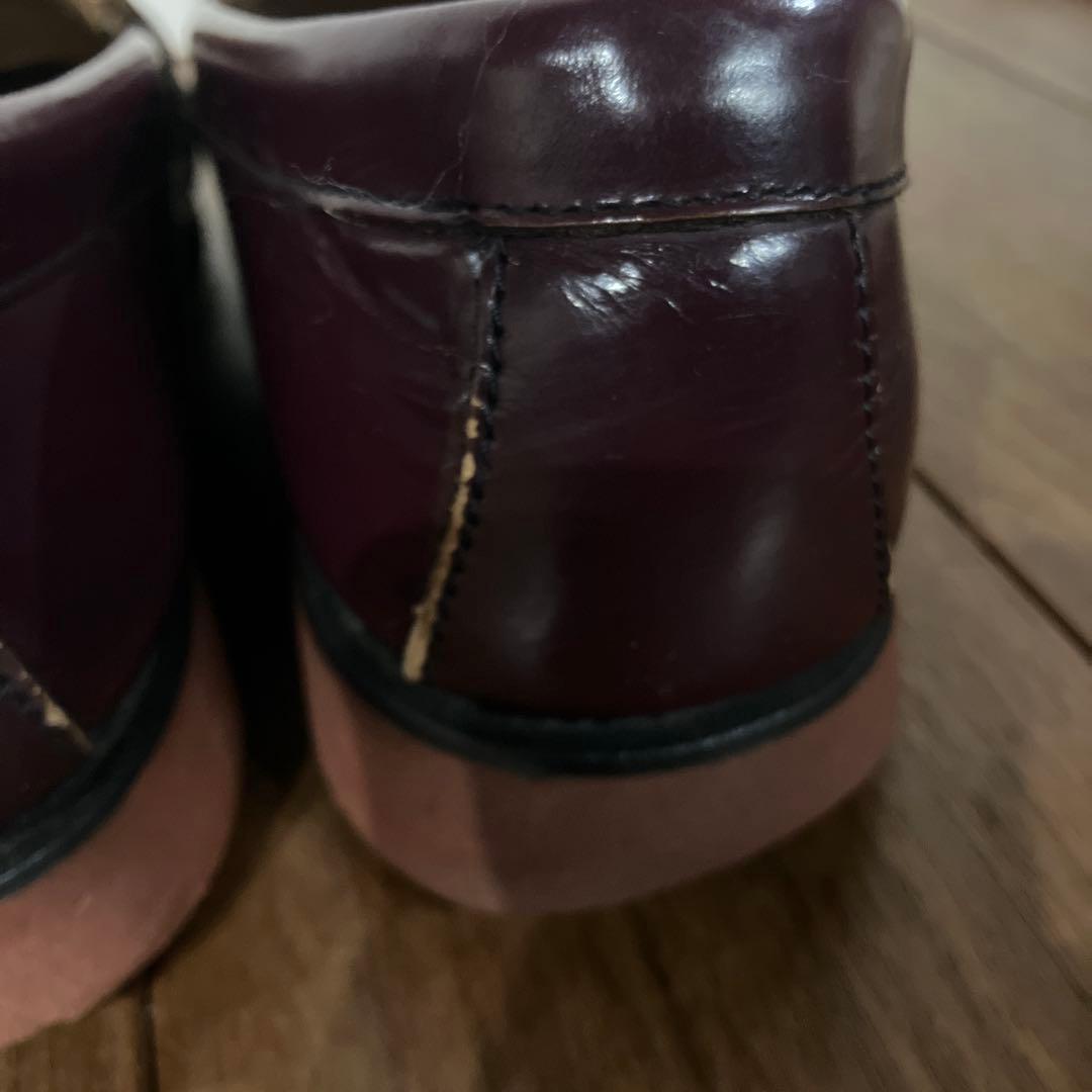 Bass ローファー　LUKE バーガンディ