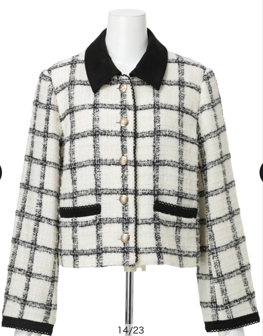 m Apuweiser-riche ツイードスカート