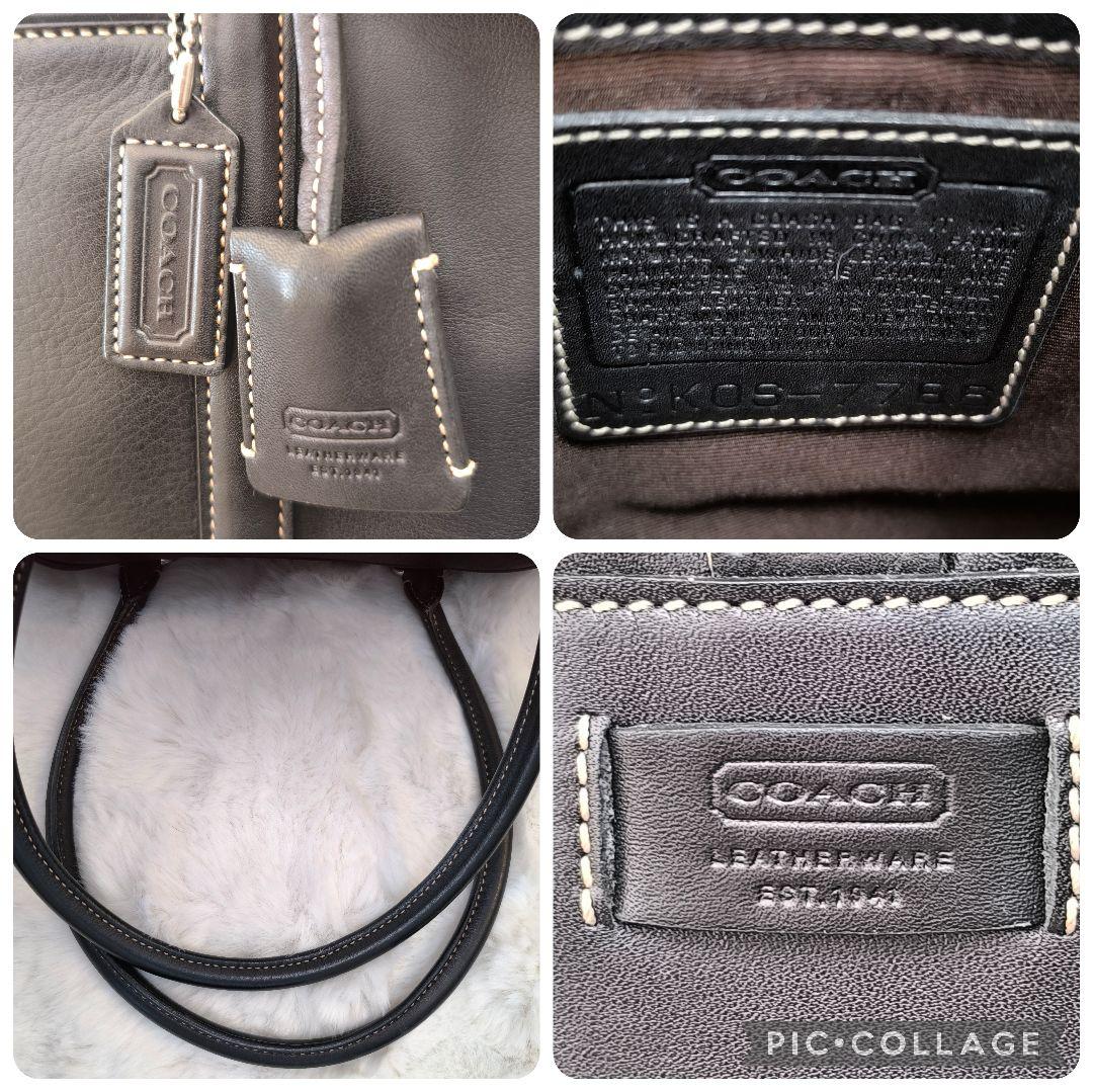 美品✨ COACH ハンドバッグ ブラック レザー ショルダーバッグ コーチ