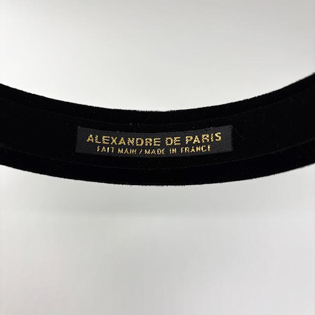 【未使用に近い】ALEXANDRE DE PARIS　カチューシャ　ベロア