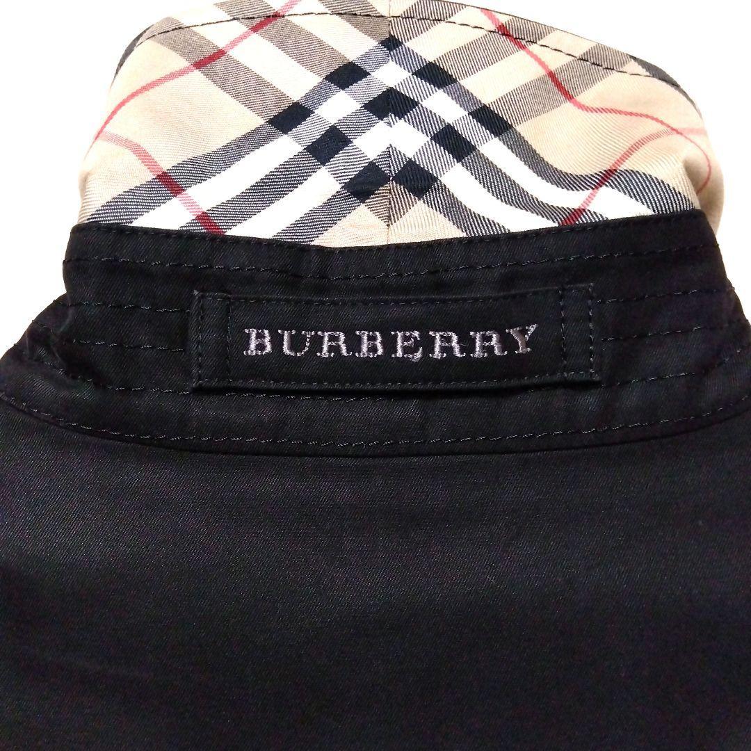 バーバリーロンドン トレンチコート 黒 M ノバチェック ライナー付