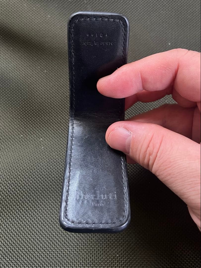 ベルルッティ アリゲーターレザーマネークリップ