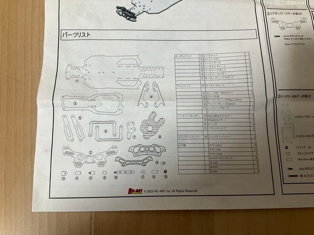 RC-ART RDX コンバージョンキット