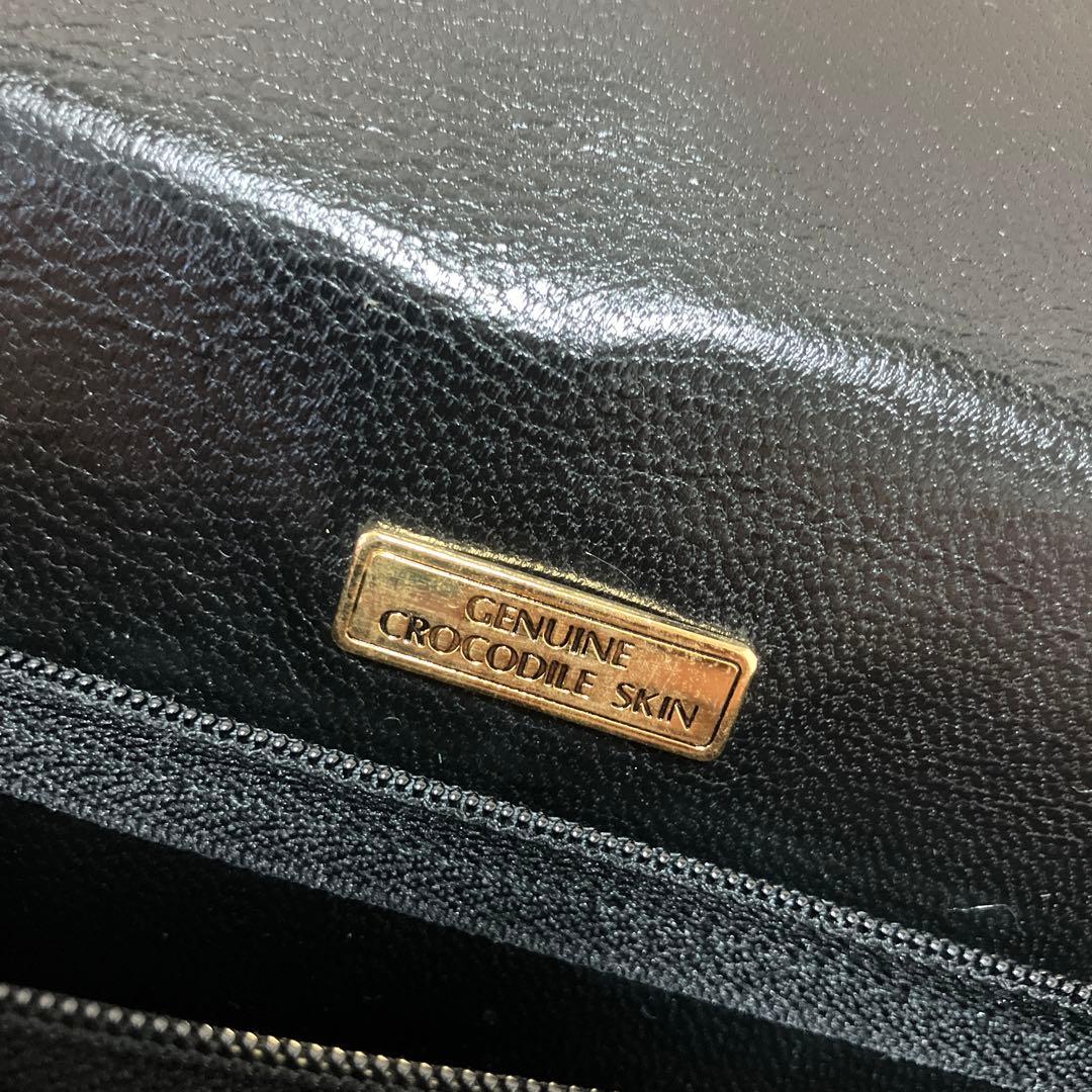 専用です！！シャイニングクロコ　セカンドバッグ