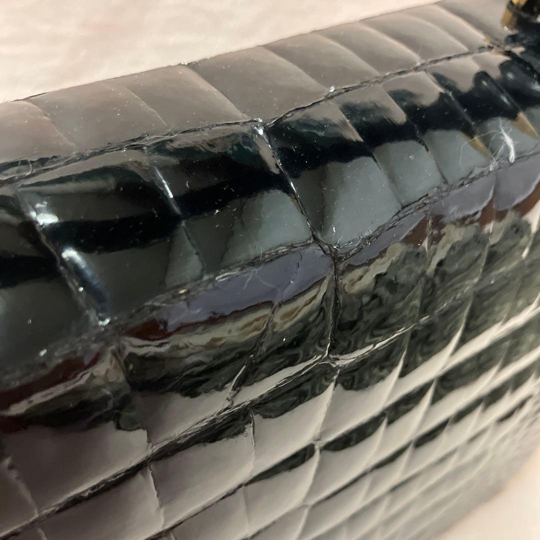 専用です！！シャイニングクロコ　セカンドバッグ