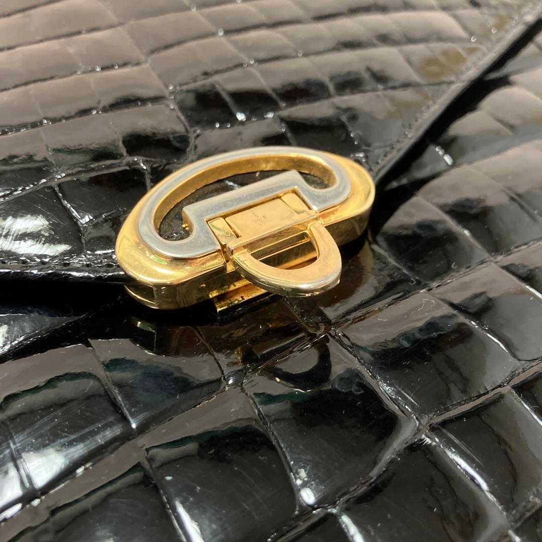 専用です！！シャイニングクロコ　セカンドバッグ