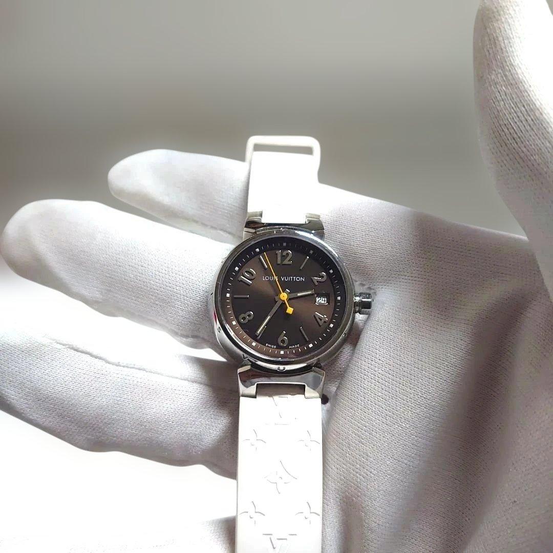 極美品Louis Vuitton ルイヴィトン タンブールQ1211モノグラム