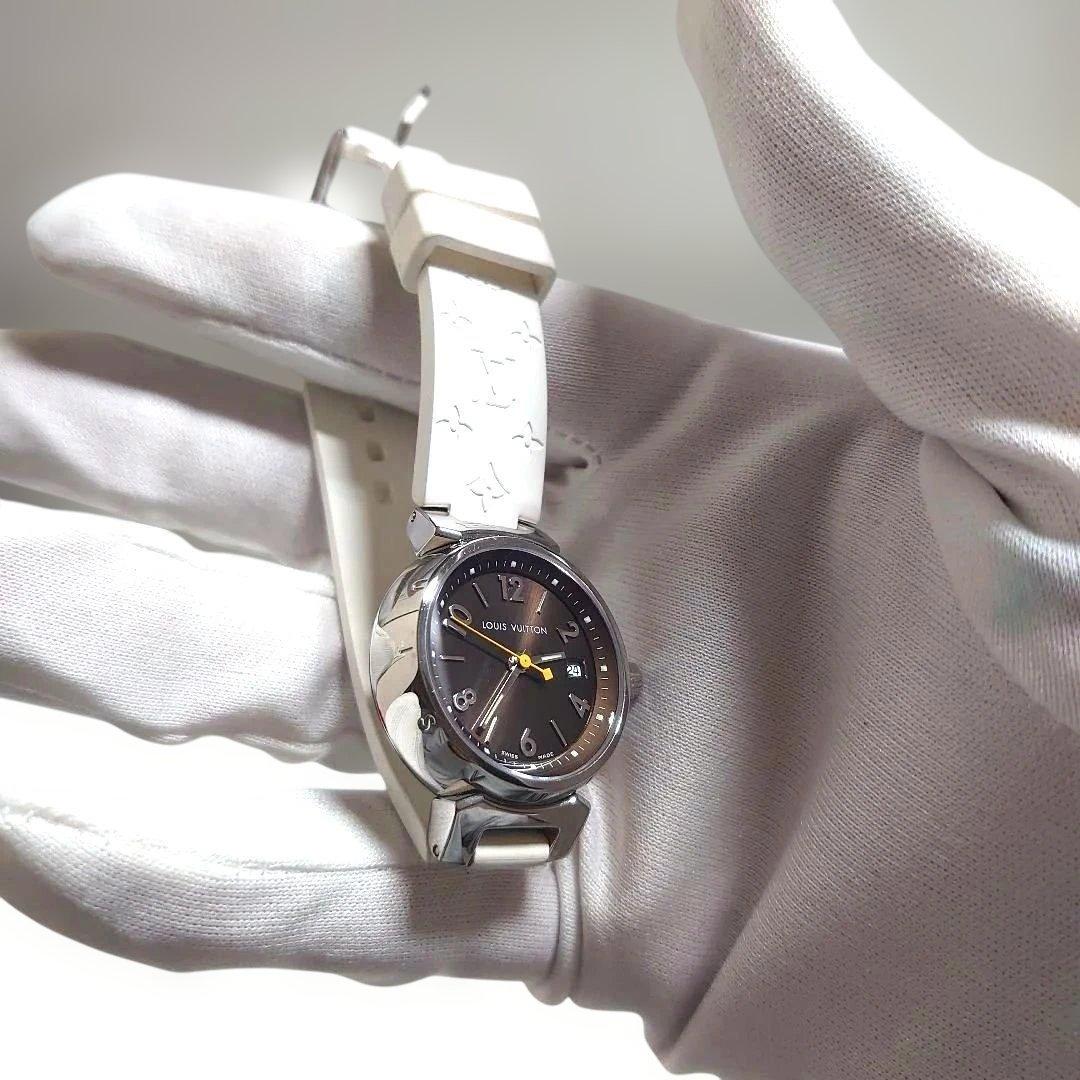 極美品Louis Vuitton ルイヴィトン タンブールQ1211モノグラム