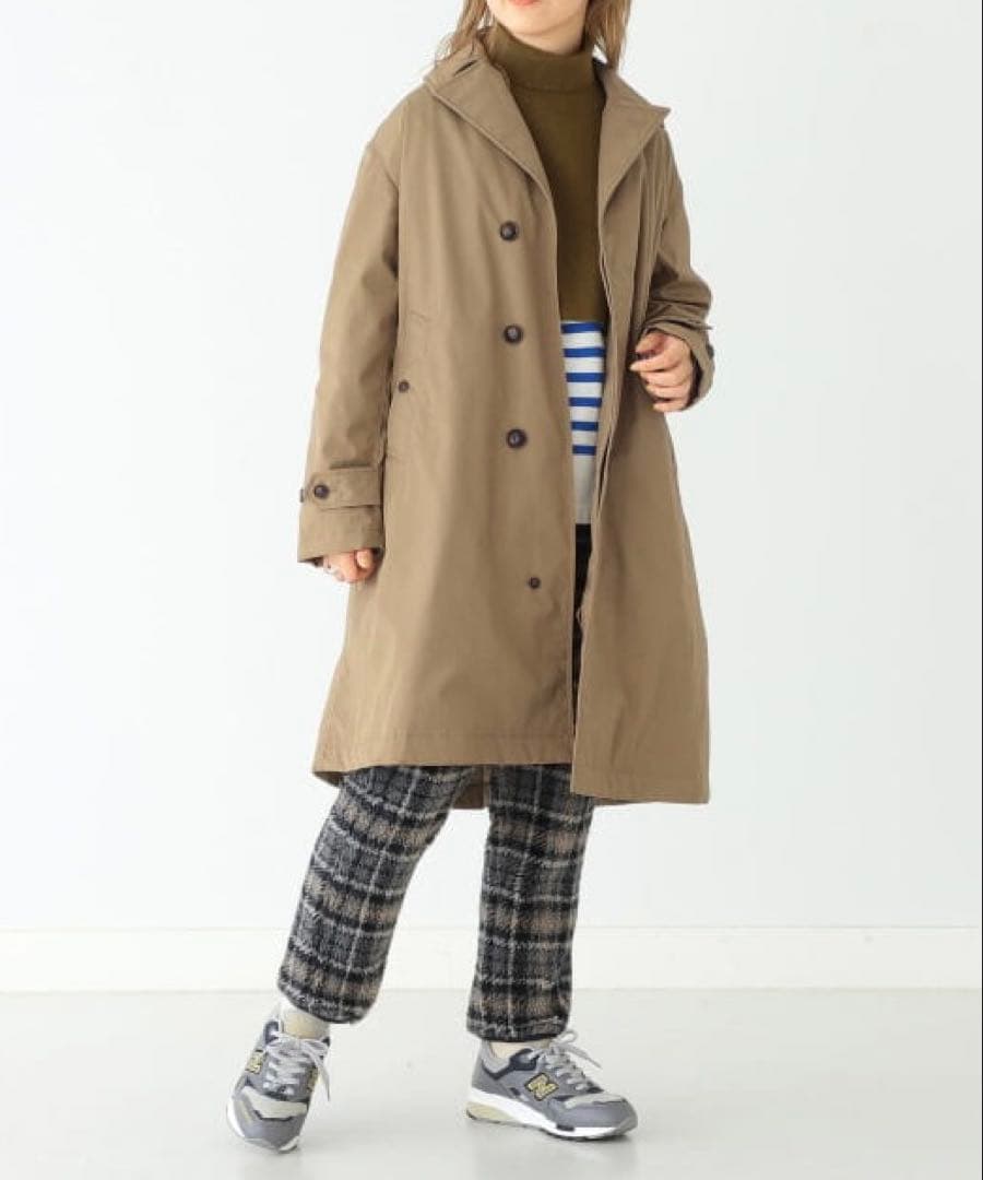 【ほぼ新品】WMサイズ ビームス ナナミカ ノースフェイス ステンカラーコート