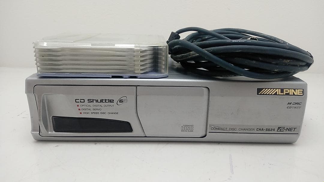 動作確認済　アルパイン　Ai-net対応6連奏CDチェンジャー　CHA-S624
