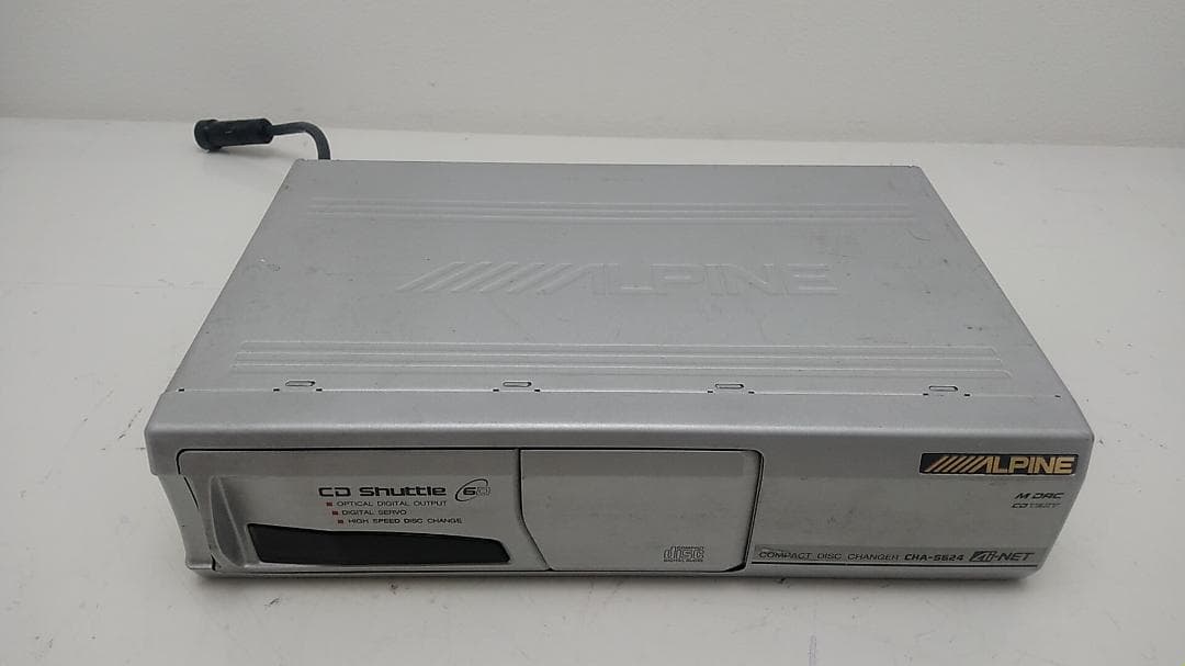 動作確認済　アルパイン　Ai-net対応6連奏CDチェンジャー　CHA-S624