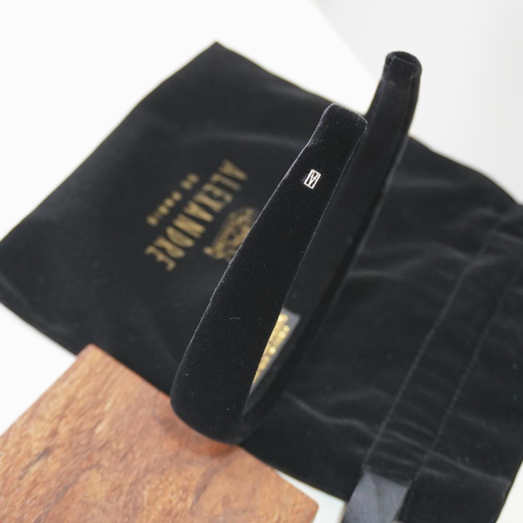 ▢ALEXANDRE DE PARIS▢ アレクサンド　ベロア　 カチューシャ