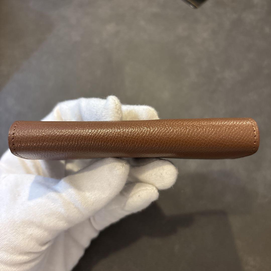 【新品】Yves Saint Laurent レザーキーケース ブラウン　ロゴ