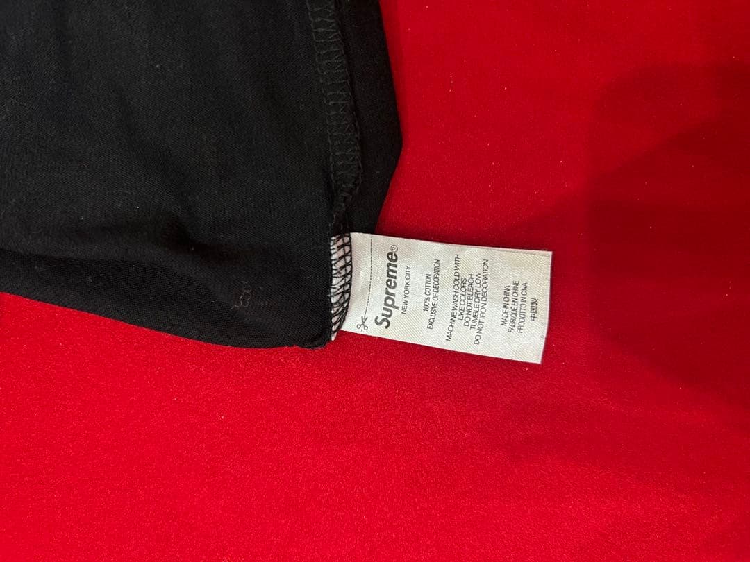 Supreme ブラック ロングスリーブ Tシャツ S