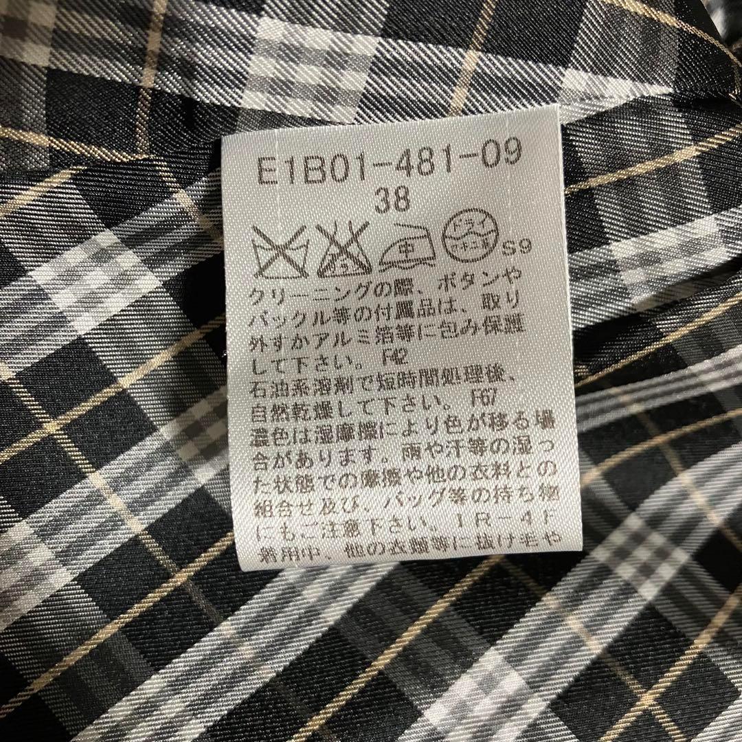 ✨極美品✨バーバリーブルーレーベル ポンチョ アンゴラ ノバチェック 金ボタン