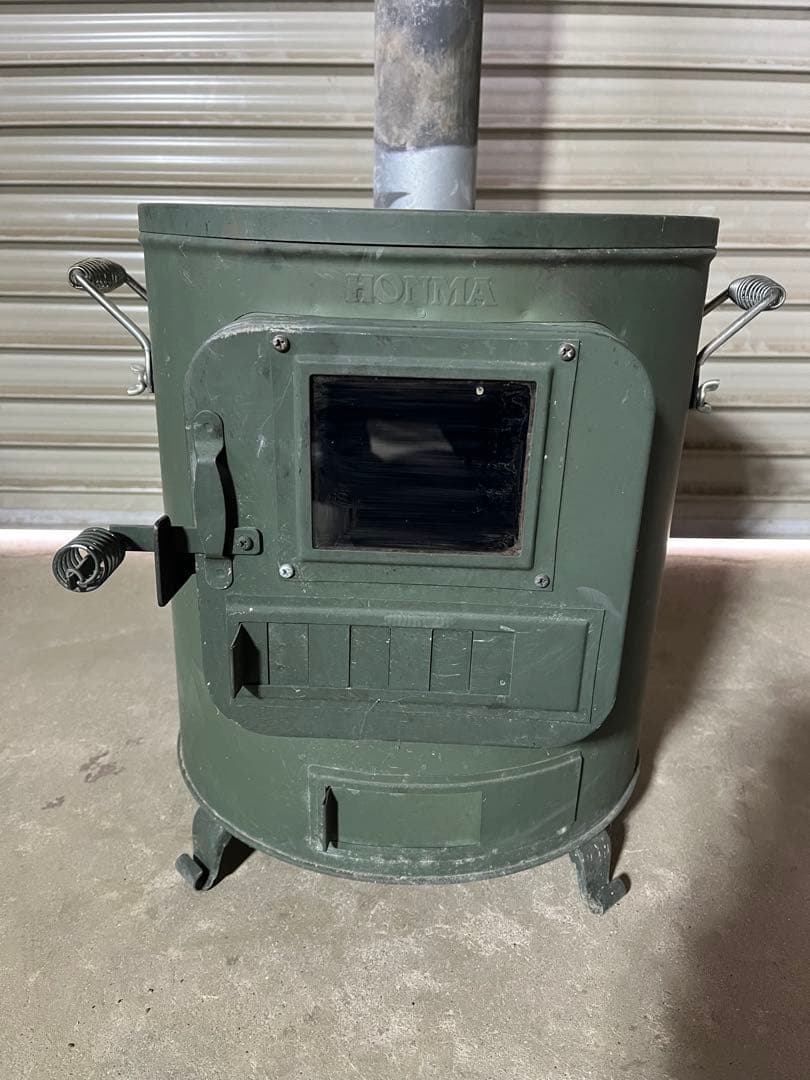 ◆ホンマ製作所◆クッキングストーブ◆薪ストーブ◆おまけ付◆ミリタリーグリーン◆
