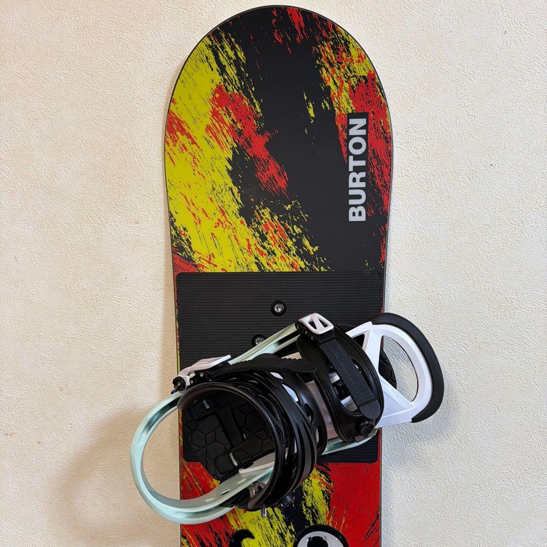【美品】バートン キッズ スノーボード 3点 板:120cm、ブーツ：24cm