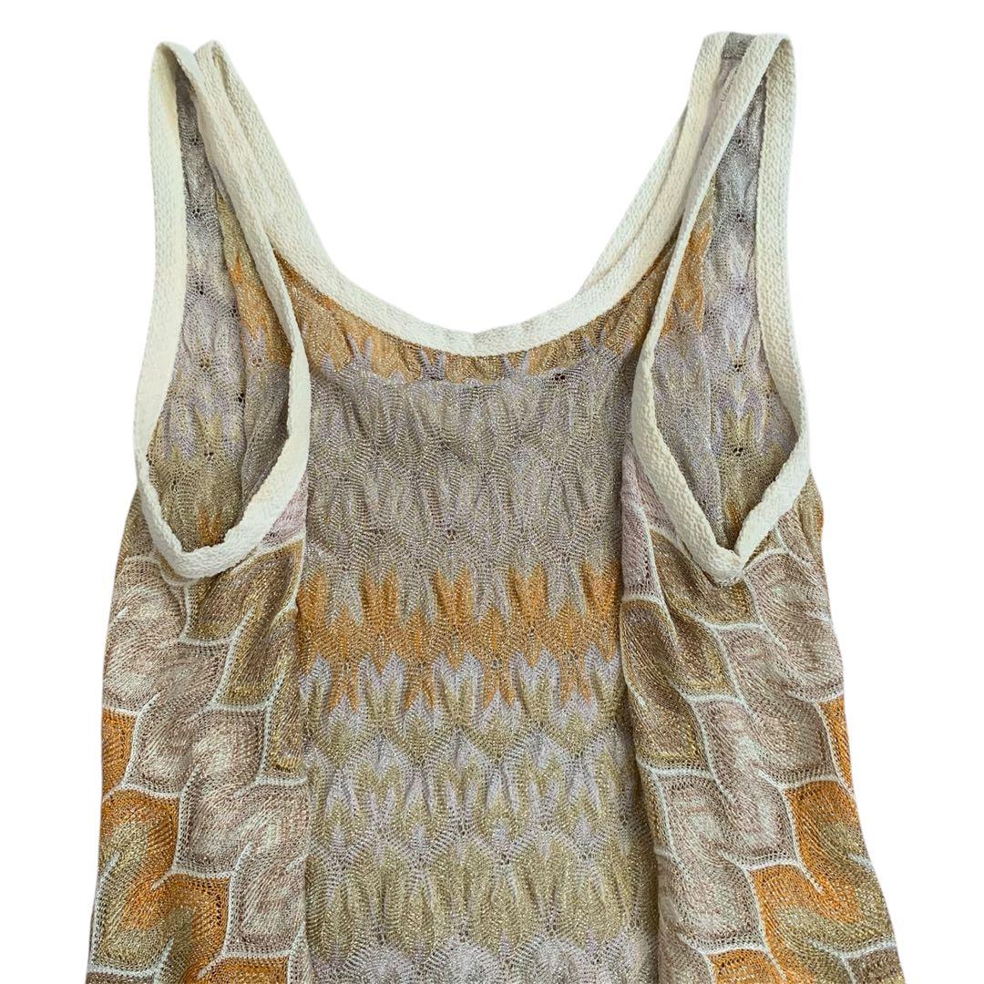 【美品】ミッソーニ（MISSONI）ノースリーブ/46