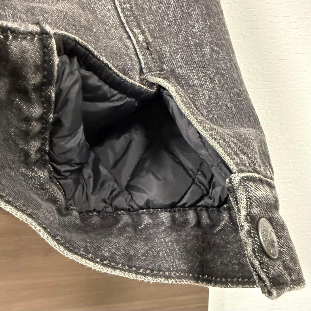Levi's　デニムジャケット　Gシャン　裏側ボア素材　冬用　M　リーバイス