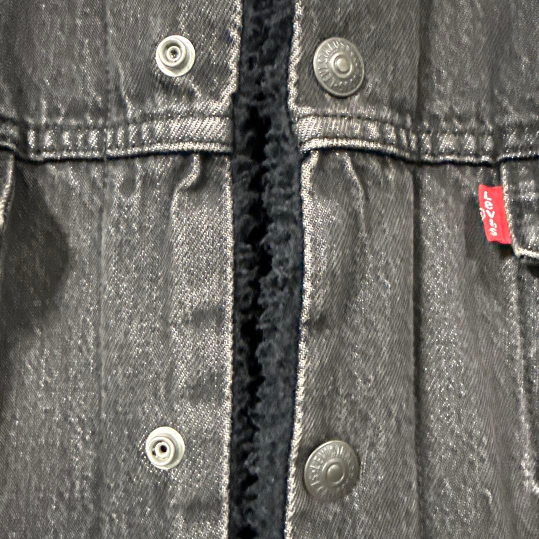 Levi's　デニムジャケット　Gシャン　裏側ボア素材　冬用　M　リーバイス
