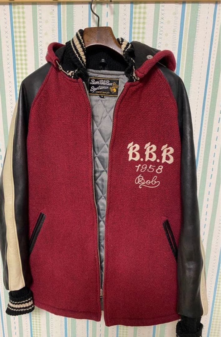 フェローズ　スタジャン　バンブルビー　チェーンステッチ