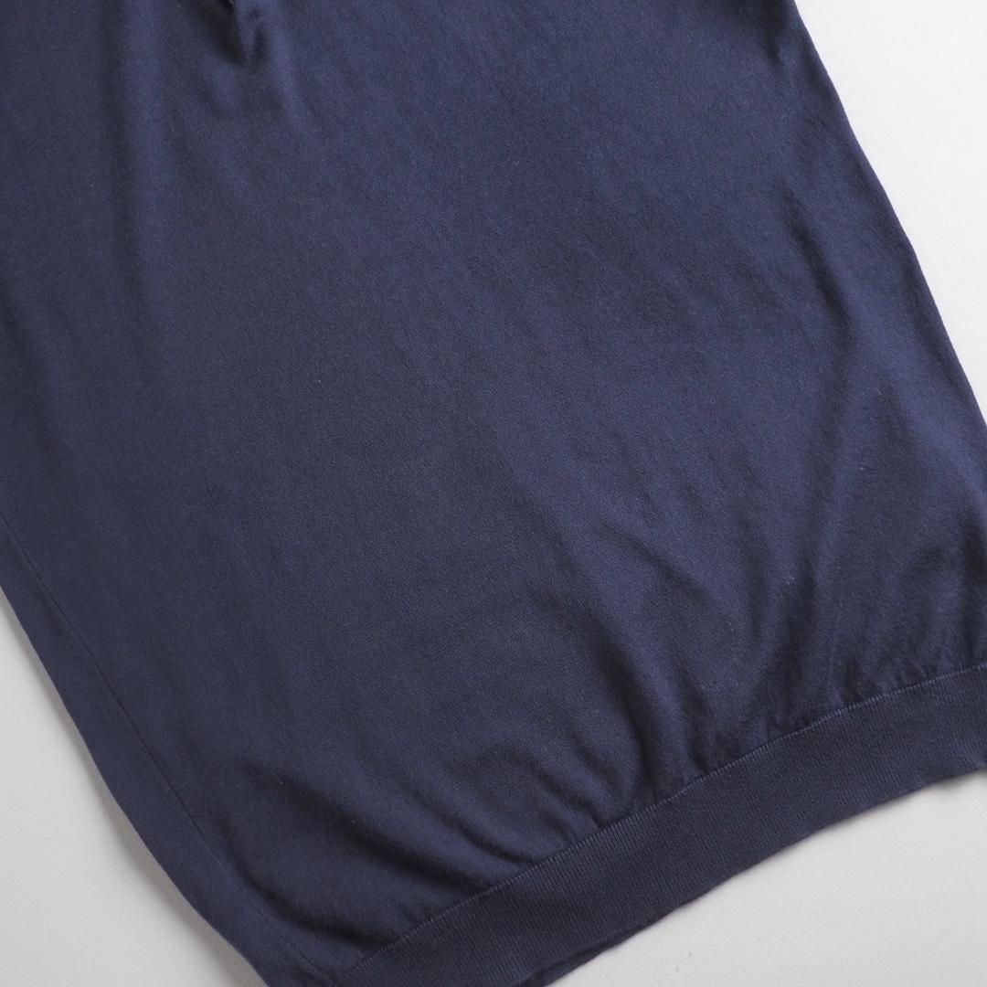 ジョンスメドレー　英国製　ポロシャツ　半袖　ネイビー　美品