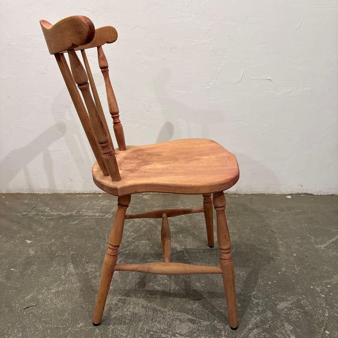 hangoutビンテージ　ダイニングチェア　木製チェア　剥離　2