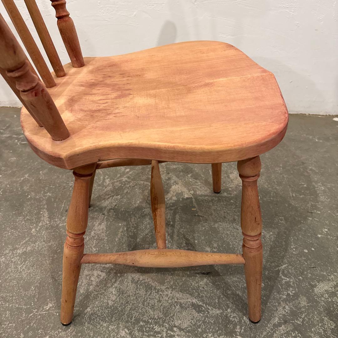 hangoutビンテージ　ダイニングチェア　木製チェア　剥離　2