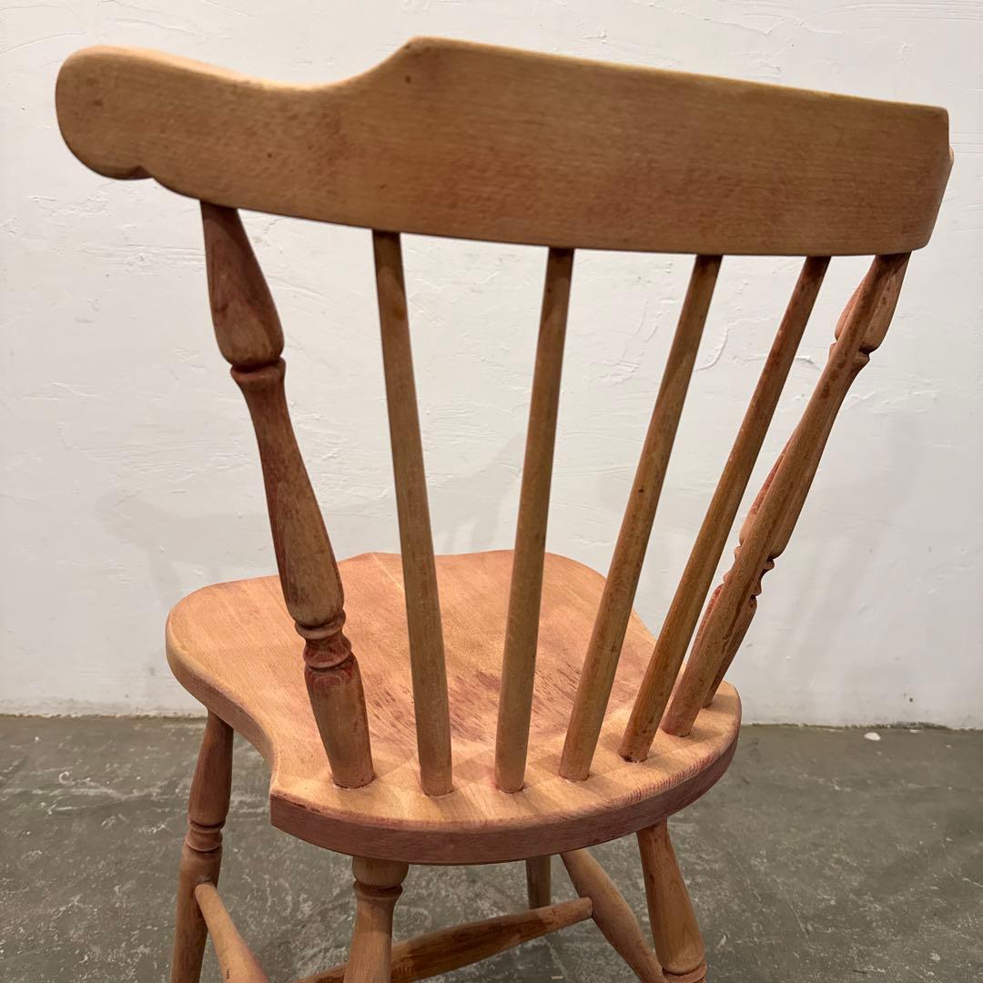 hangoutビンテージ　ダイニングチェア　木製チェア　剥離　2